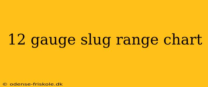 12 gauge slug range chart