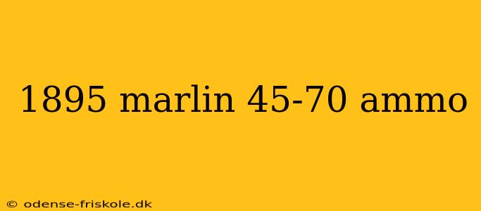 1895 marlin 45-70 ammo