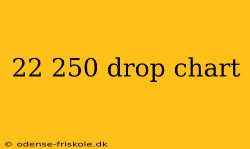 22 250 drop chart