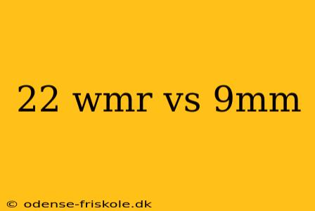 22 wmr vs 9mm