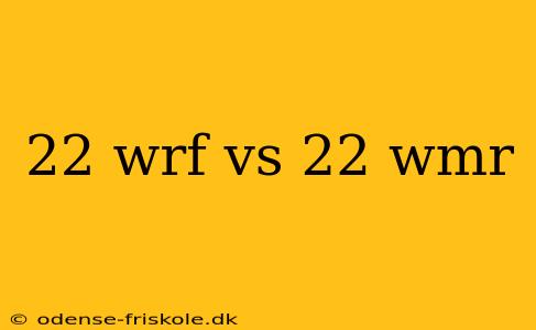 22 wrf vs 22 wmr