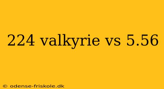 224 valkyrie vs 5.56