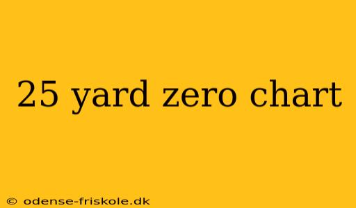 25 yard zero chart