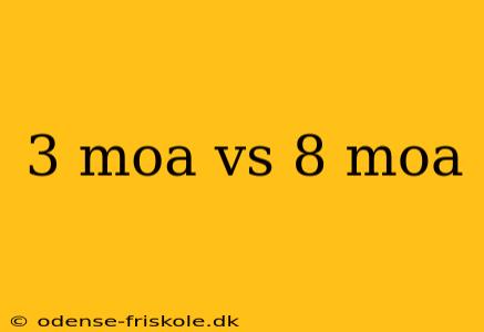 3 moa vs 8 moa