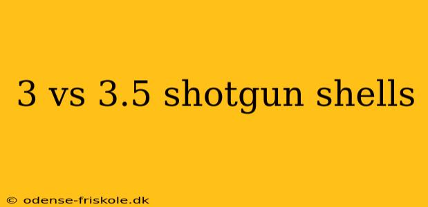 3 vs 3.5 shotgun shells