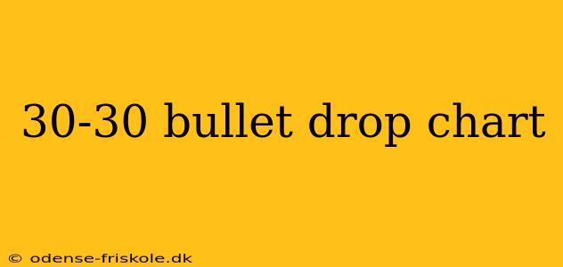 30-30 bullet drop chart