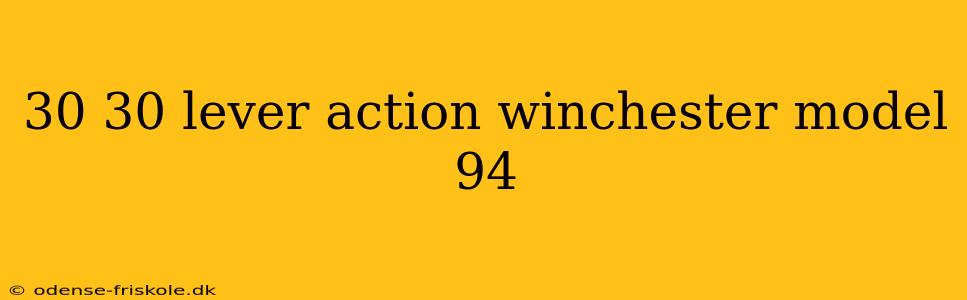 30 30 lever action winchester model 94