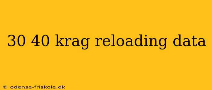 30 40 krag reloading data