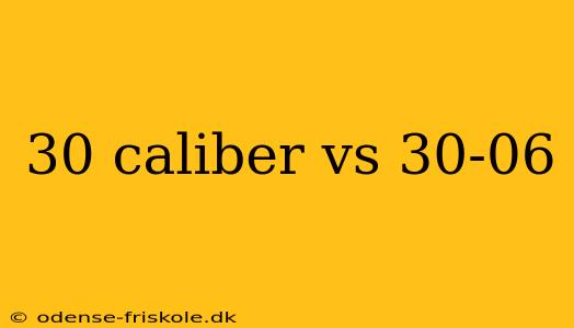 30 caliber vs 30-06