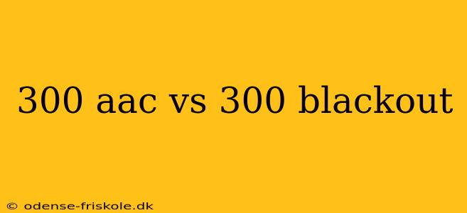 300 aac vs 300 blackout