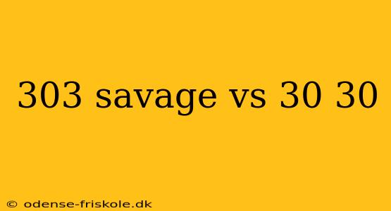 303 savage vs 30 30