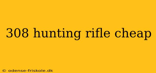 308 hunting rifle cheap