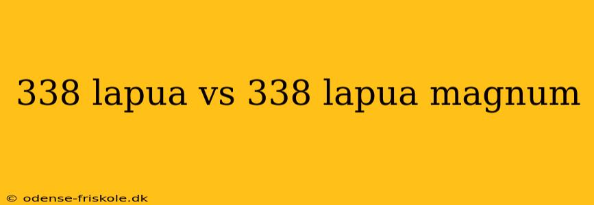 338 lapua vs 338 lapua magnum