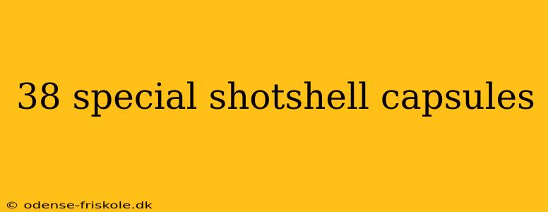 38 special shotshell capsules