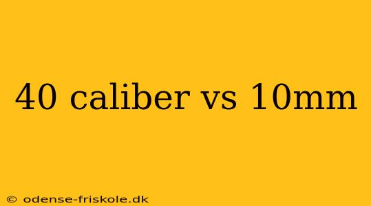 40 caliber vs 10mm