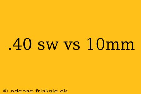 .40 sw vs 10mm