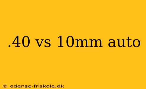 .40 vs 10mm auto