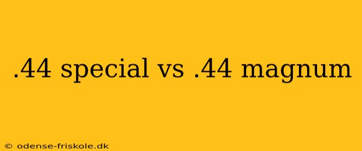 .44 special vs .44 magnum