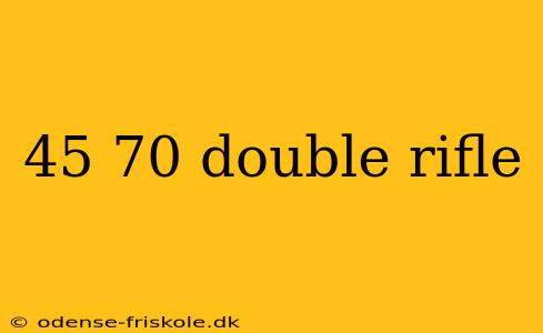 45 70 double rifle