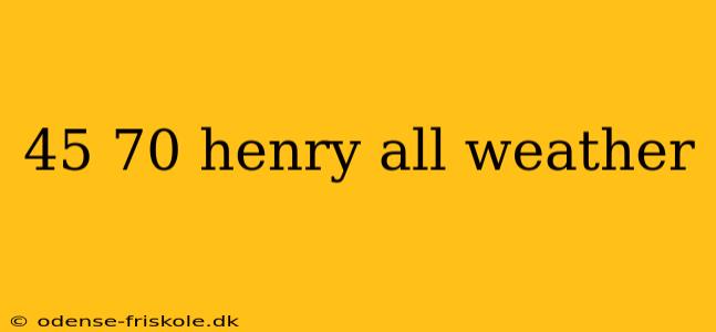 45 70 henry all weather