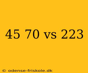 45 70 vs 223