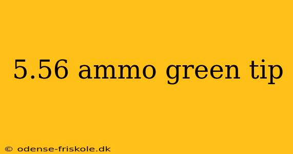 5.56 ammo green tip