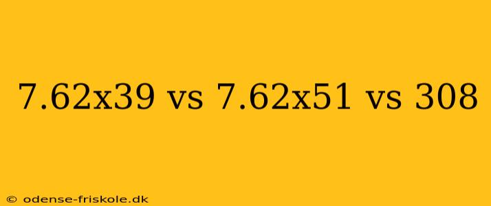 7.62x39 vs 7.62x51 vs 308