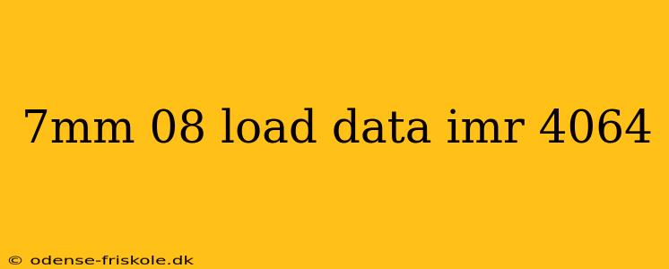 7mm 08 load data imr 4064