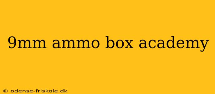 9mm ammo box academy