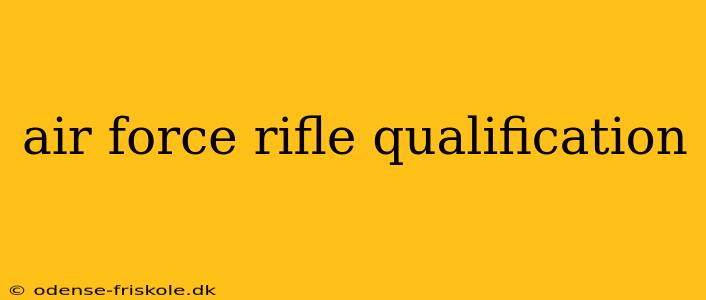 air force rifle qualification