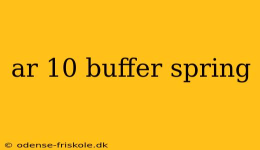 ar 10 buffer spring