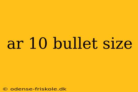 ar 10 bullet size