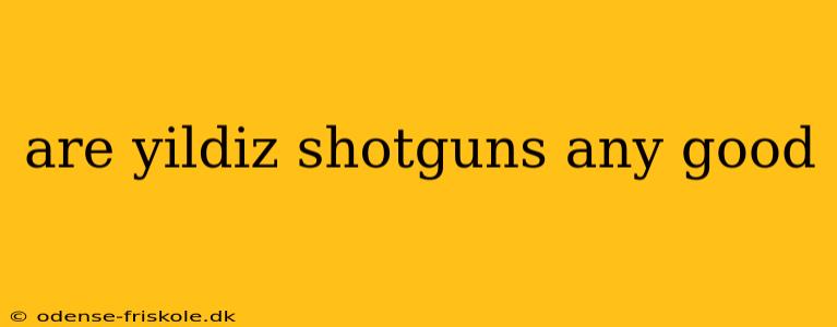 are yildiz shotguns any good