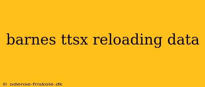 barnes ttsx reloading data