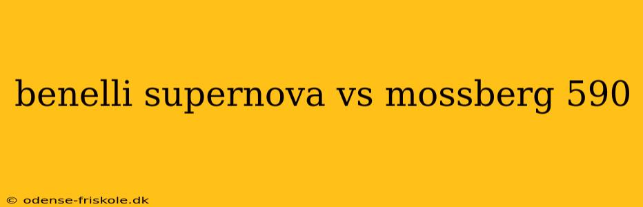 benelli supernova vs mossberg 590