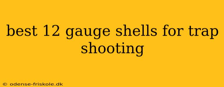 best 12 gauge shells for trap shooting