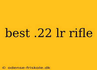 best .22 lr rifle