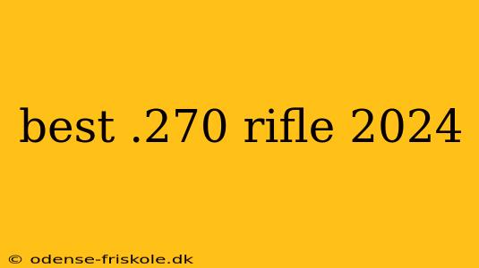 best .270 rifle 2024