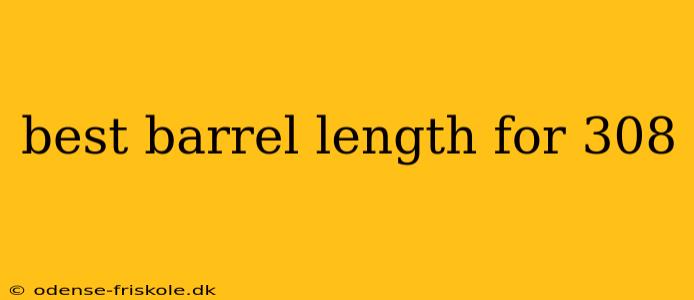 best barrel length for 308