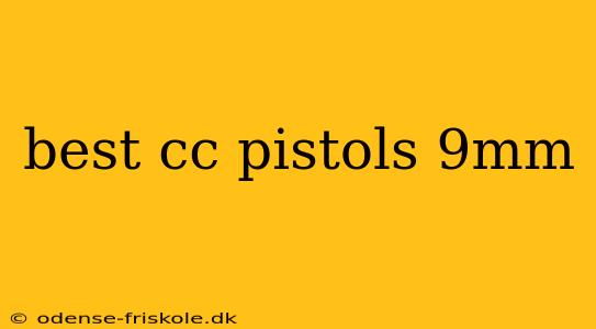 best cc pistols 9mm