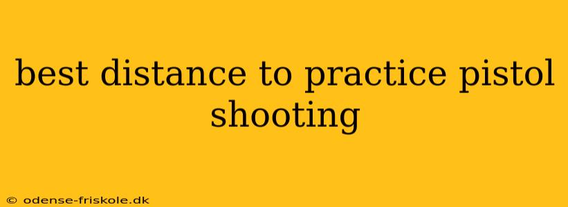 best distance to practice pistol shooting