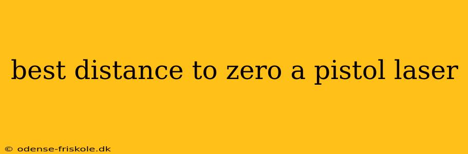 best distance to zero a pistol laser