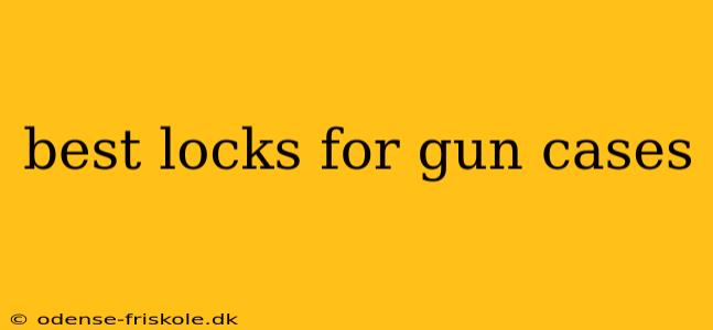 best locks for gun cases