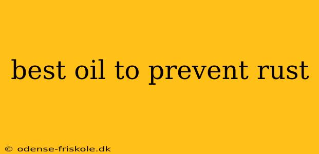 best oil to prevent rust