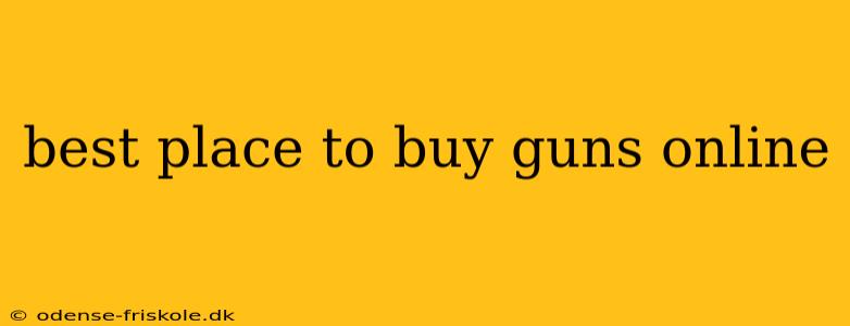 best place to buy guns online