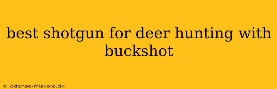 best shotgun for deer hunting with buckshot