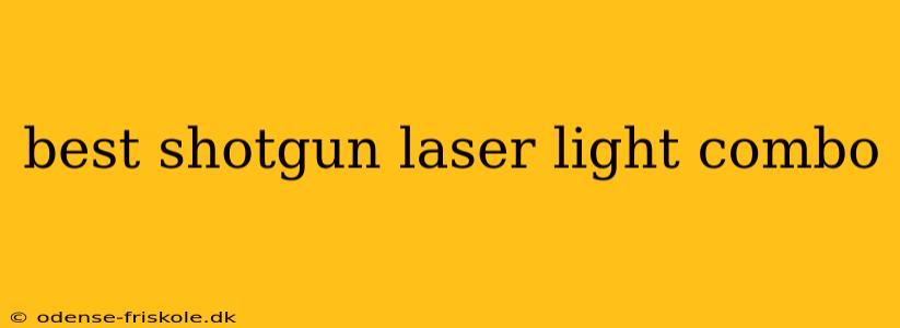 best shotgun laser light combo