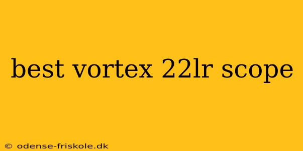 best vortex 22lr scope