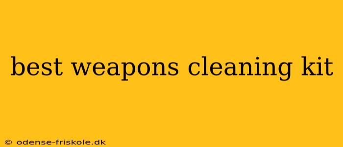 best weapons cleaning kit