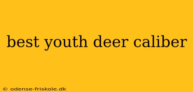 best youth deer caliber